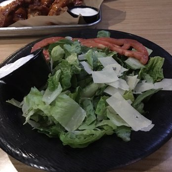 Buffalo Wild Wings - Side salad with "strange tasting" ranch - Chicken Wings Near Me - Edwardsville, Illinois Buffalo Wild Wings - Side salad with "strange tasting" ranch - Chicken Wings Near Me - Edwardsville, Illinois