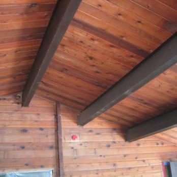Peninsula Sandblasting - Wood ceiling before sandblasting - Sandblasting Near Me Peninsula Sandblasting - Wood ceiling before sandblasting - Sandblasting Near Me