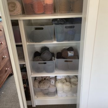 Waverly Organizing - AFTER: This is what a portion of the craft closet looks like now. - Home Organization Near Me