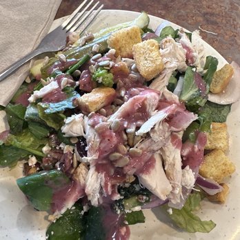 Pizza Ranch - Starting off with the raspberry spinach salad. - Pizza Near Me - Marshall, Minnesota Pizza Ranch - Starting off with the raspberry spinach salad. - Pizza Near Me - Marshall, Minnesota