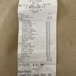 Receipt