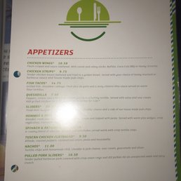 the menu