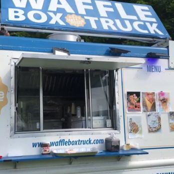 Waffle Box Truck - Food truck serving waffles, fried chicken in waffle cones, and donuts - Food Trucks Near Me - Yonkers, New York Waffle Box Truck - Food truck serving waffles, fried chicken in waffle cones, and donuts - Food Trucks Near Me - Yonkers, New York