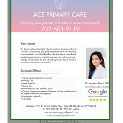 Ace Primary Care - Delivering High Quality Primary Care & Senior Care Services In Henderson, Nevada