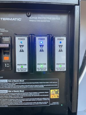 Whole home surge protection. - Let us install a surge protection system in your home and avoid those costly damages to your electronics.