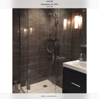 Redstone Builders - a bathroom with a shower and a sink - General Contractors Near Me - Chicago, Illinois