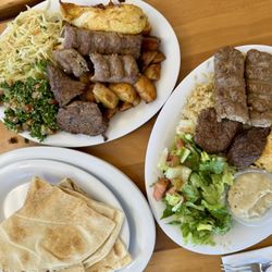 Siunik Armenian Grill - Combo Plates..we haven't had such incredible food in forever! Wonderfully delicious.