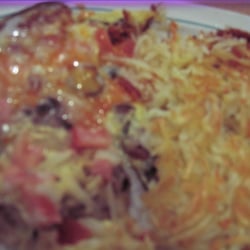 Hobo omelette + hash browns