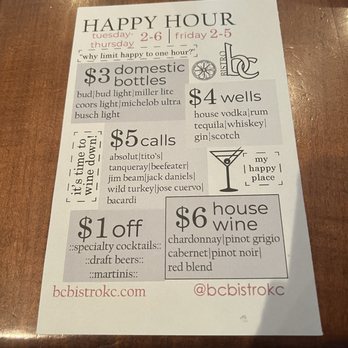BC Bistro - Happy hour - Breakfast & Brunch Near Me - Kansas City, Missouri