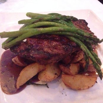 Cafe Santorini - Rib eye steak and potatoes - Italian Near Me - Pasadena, California Cafe Santorini - Rib eye steak and potatoes - Italian Near Me - Pasadena, California