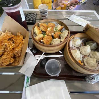 Bao Chick - 6 pc Crispy Chicken Strips, Pan-fried Bao, & Pork & Shrimp Xiao Long Bao - Chicken Shop Near Me - Irvine, California Bao Chick - 6 pc Crispy Chicken Strips, Pan-fried Bao, & Pork & Shrimp Xiao Long Bao - Chicken Shop Near Me - Irvine, California
