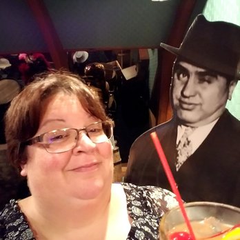 Capone's Dinner & Show - Me and Mr Capone sharing a drink - American Near Me - Orlando, Florida