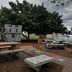 Hawk's Nest - Playground area by the icecream shoppe and outside of Hawks Nest