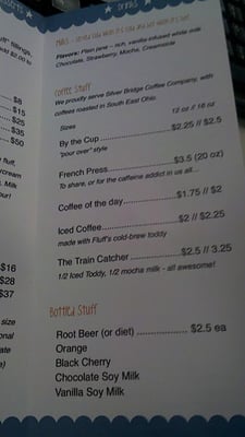 Menu photo 5 Fluff Athens, OH