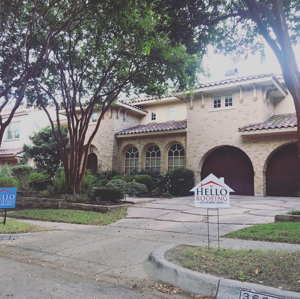 Slide of Hello Roofing