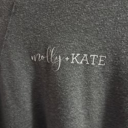 Molly + Kate - I display their logo proudly