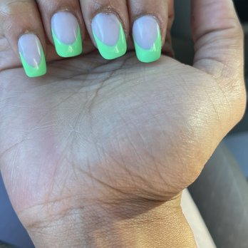 Diamond Nails - Uneven colored tips - Nail Salons Near Me - Windcrest, Texas Diamond Nails - Uneven colored tips - Nail Salons Near Me - Windcrest, Texas