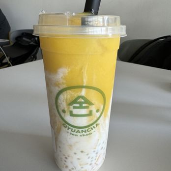 Qyuancha Teashop - Mango Sago - Bubble Tea Near Me - Walnut, California Qyuancha Teashop - Mango Sago - Bubble Tea Near Me - Walnut, California