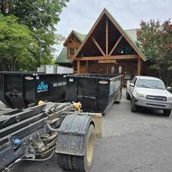 Aries Dumpster Rental - Rented a favorite customer of ours two 20 yd dumpsters for her Gatlinburg TN cabin.