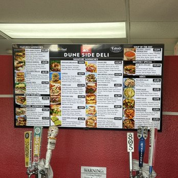 Dune Side Deli - The current menu. - Sandwiches Near Me - Oceano, California