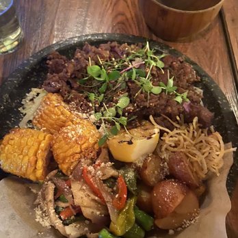 Barn Joo 35 - Bulgogi main 8.5/10 Bulgogi was room temp not warm but still good Sides are all great! - Korean Near Me - New York, New York