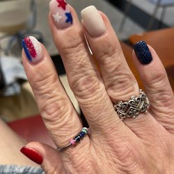 Cityline Nail Spa - Independence Day nails!