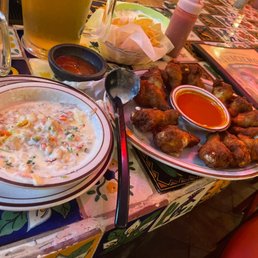 Loco Dip/chicken wings. Dip wing in red sauce then drizzle loco dip over wing!!!. next level palate experience is like Loco Dip/chicken wings. Dip wing in red sauce then drizzle loco dip over wing!!!. next level palate experience is like