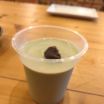 Gyo-O - Green tea pudding - Seafood Near Me - Richmond, British Columbia Gyo-O - Green tea pudding - Seafood Near Me - Richmond, British Columbia