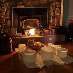 Beyond limits Expressive Arts Therapy LLC - Getting ready for a sound bath