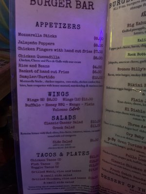 Menu photo 2 Kahuna Burger Bar and Grill Puntas, PR Menu photo 2 Kahuna Burger Bar and Grill Puntas, PR