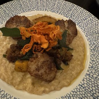 Copper Vine Restaurant - Seared Scallops over Risotto - Wine Bars Near Me - New Orleans, Louisiana Copper Vine Restaurant - Seared Scallops over Risotto - Wine Bars Near Me - New Orleans, Louisiana