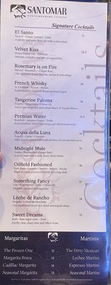Menu photo 1 Santomar Midland, TX