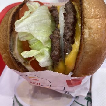 In-N-Out Burger - My all time favorite double cheese burger add onion n pickles. - Fast Food Near Me - Murrieta, California In-N-Out Burger - My all time favorite double cheese burger add onion n pickles. - Fast Food Near Me - Murrieta, California