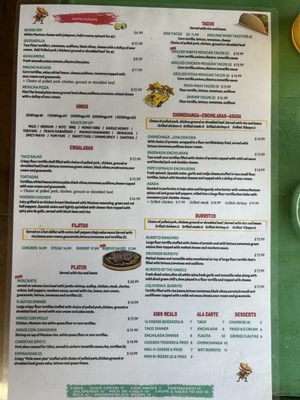 Menu photo 2 Cantina Dos Amigos Indialantic, FL