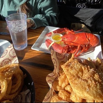 The Lobster Trap - Quahog Seafood Platter Onion Rings Clam Chowder Lobsters Vegetable Potato - Seafood Near Me - Bourne, Massachusetts The Lobster Trap - Quahog Seafood Platter Onion Rings Clam Chowder Lobsters Vegetable Potato - Seafood Near Me - Bourne, Massachusetts
