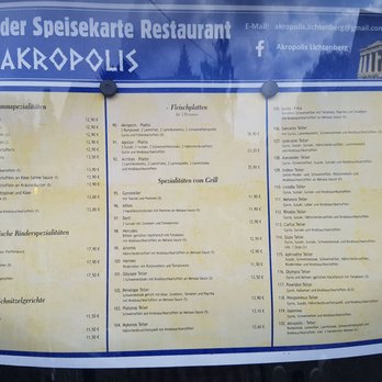 Akropolis - Vorfreude auf mediterranen Genuss - Mediterranean Near Me - Lichtenberg, SN