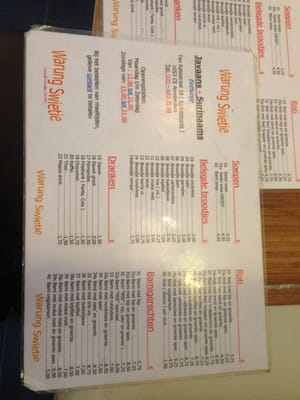 Menu photo 2 Warung Swietie Amsterdam, NH
