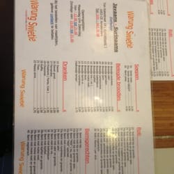 Warung Swietie - Menu