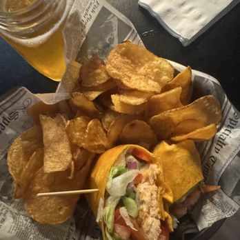 Black River Tavern - Lakeshore Wrap with Salmon - American Near Me - South Haven, Michigan Black River Tavern - Lakeshore Wrap with Salmon - American Near Me - South Haven, Michigan
