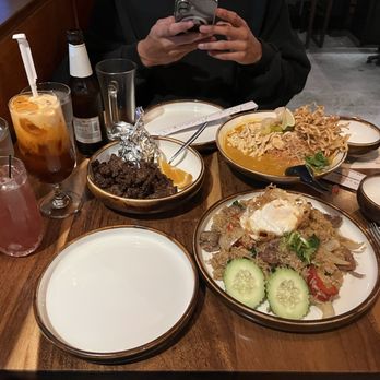 Ben Thai Cafe - Pork Of The Heavens Khao Soi (Northern Thai) Gra-Prao Fried Rice Thai Ice Tea - Thai Near Me - San Francisco, California Ben Thai Cafe - Pork Of The Heavens Khao Soi (Northern Thai) Gra-Prao Fried Rice Thai Ice Tea - Thai Near Me - San Francisco, California