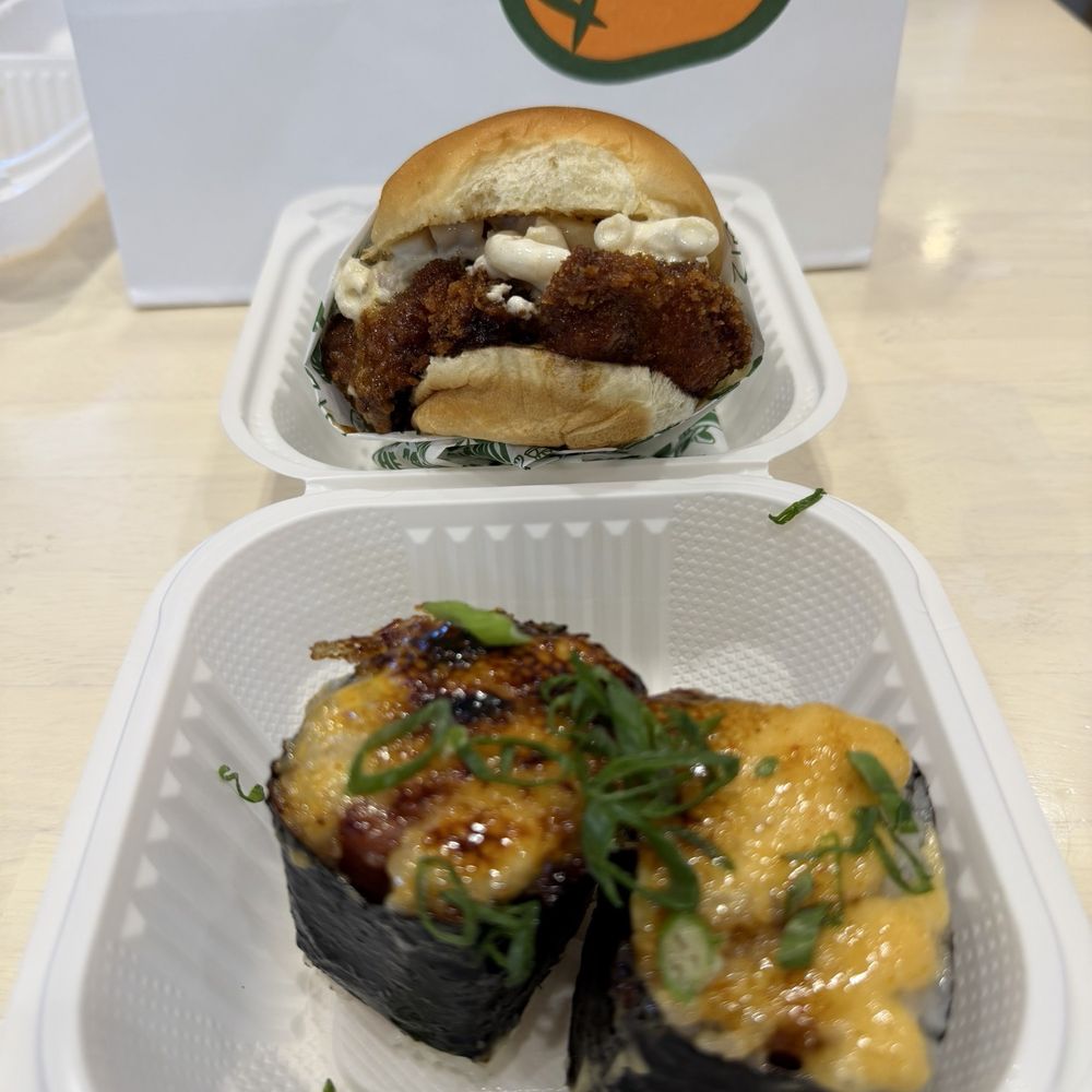 Shootz - spam brulee musubi spicy katsu chicken sando - Hawaiian Near Me - Stanton, California Shootz - spam brulee musubi spicy katsu chicken sando - Hawaiian Near Me - Stanton, California