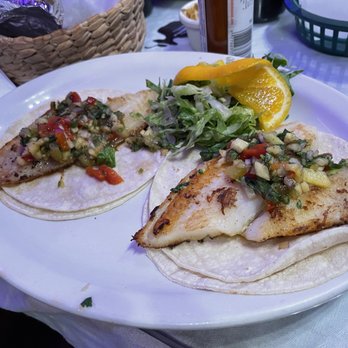 El Chicano Restaurant - Fish tacos with amazing pineapple salsa - Mexican Near Me - Willits, California