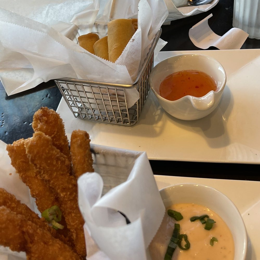Crunchy Spring Rolls and Crispy Calamari