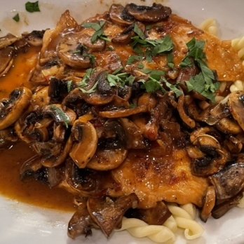 Matteo's Trattoria - Chicken Marsala over pasta - Italian Near Me - Roslyn Heights, New York Matteo's Trattoria - Chicken Marsala over pasta - Italian Near Me - Roslyn Heights, New York