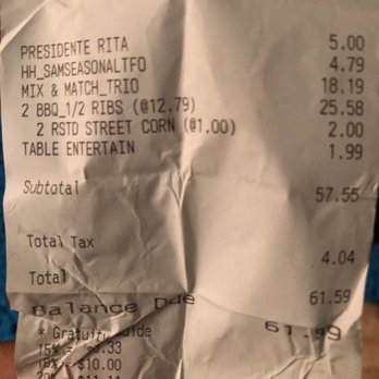 Chili's - $1.99 Table Entertainment charge Really??????? - American Near Me - Melbourne, Florida