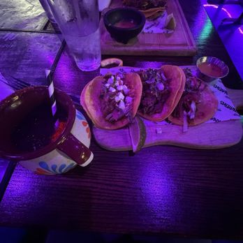 Kalaveras - Taco Tuesday special 3.50 a pop Asada Taco Barbacoa Taco Carnitas Taco - Mexican Near Me - Orange, California
