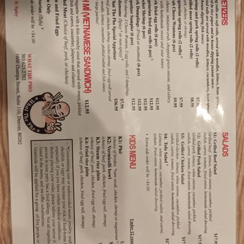 What the Pho - Menu as of Feb 2026 - Vietnamese Near Me - Denver, Colorado What the Pho - Menu as of Feb 2026 - Vietnamese Near Me - Denver, Colorado
