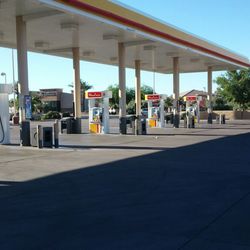 Shell Gas Station - Shell/Circle K gas pumps.