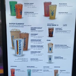 The regular menu