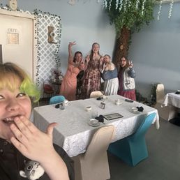 The Garden, and our BEAUTIFUL server Kenzie.